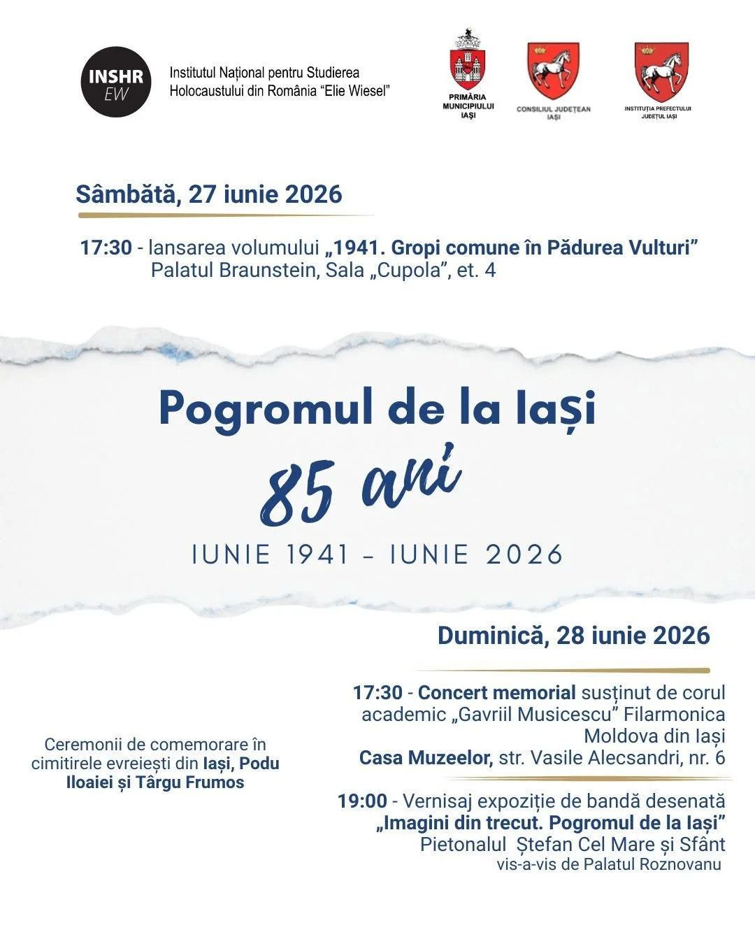 Concert memorial susținut de Corul academic „Gavriil Musicescu”, la Casa Muzeelor