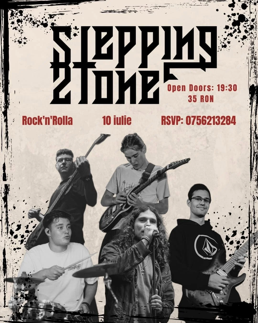„Stepping Stone”, concert live la Rocknrolla Iași