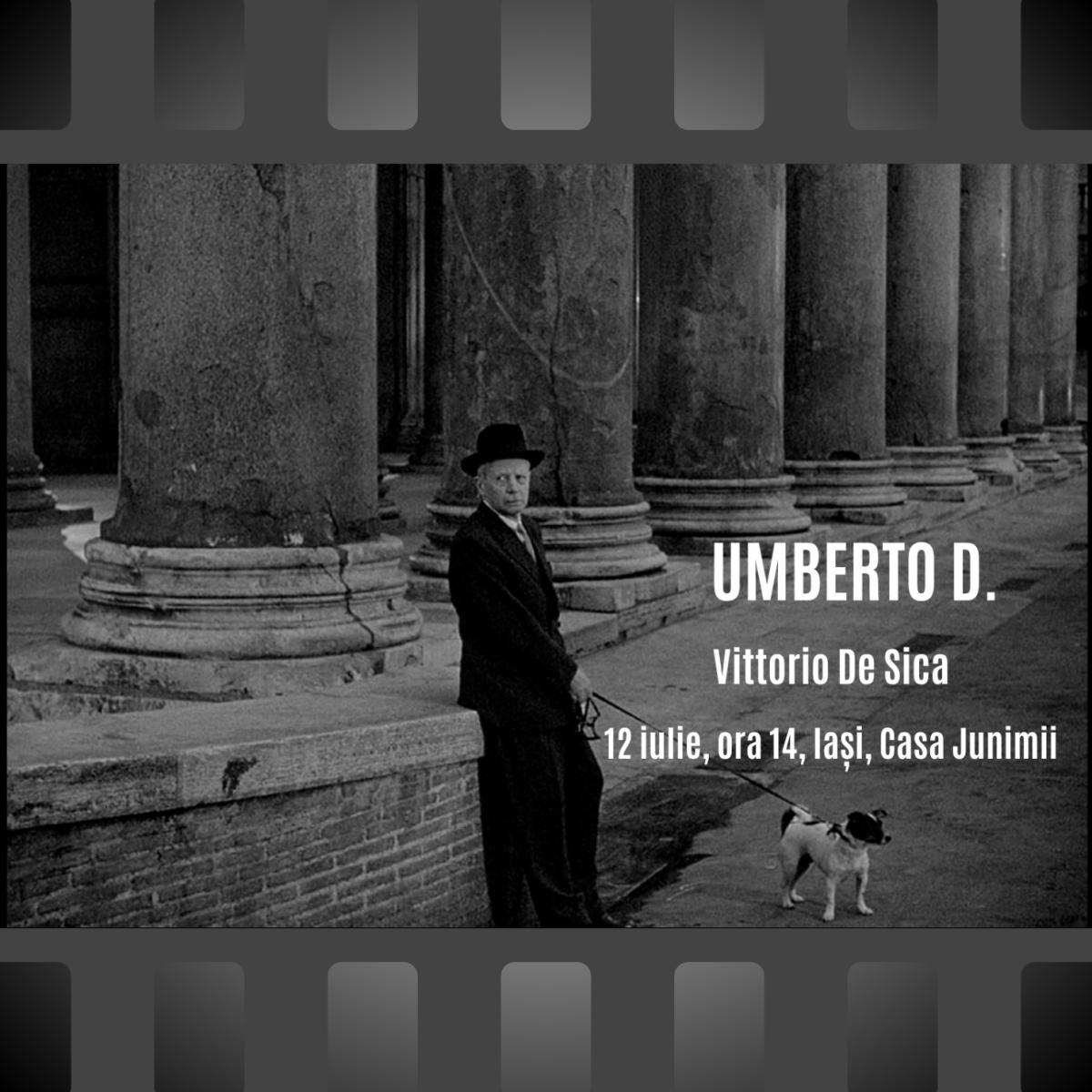 Clubul de film Terminus Cinema, „Umberto D” la Casa Junimii