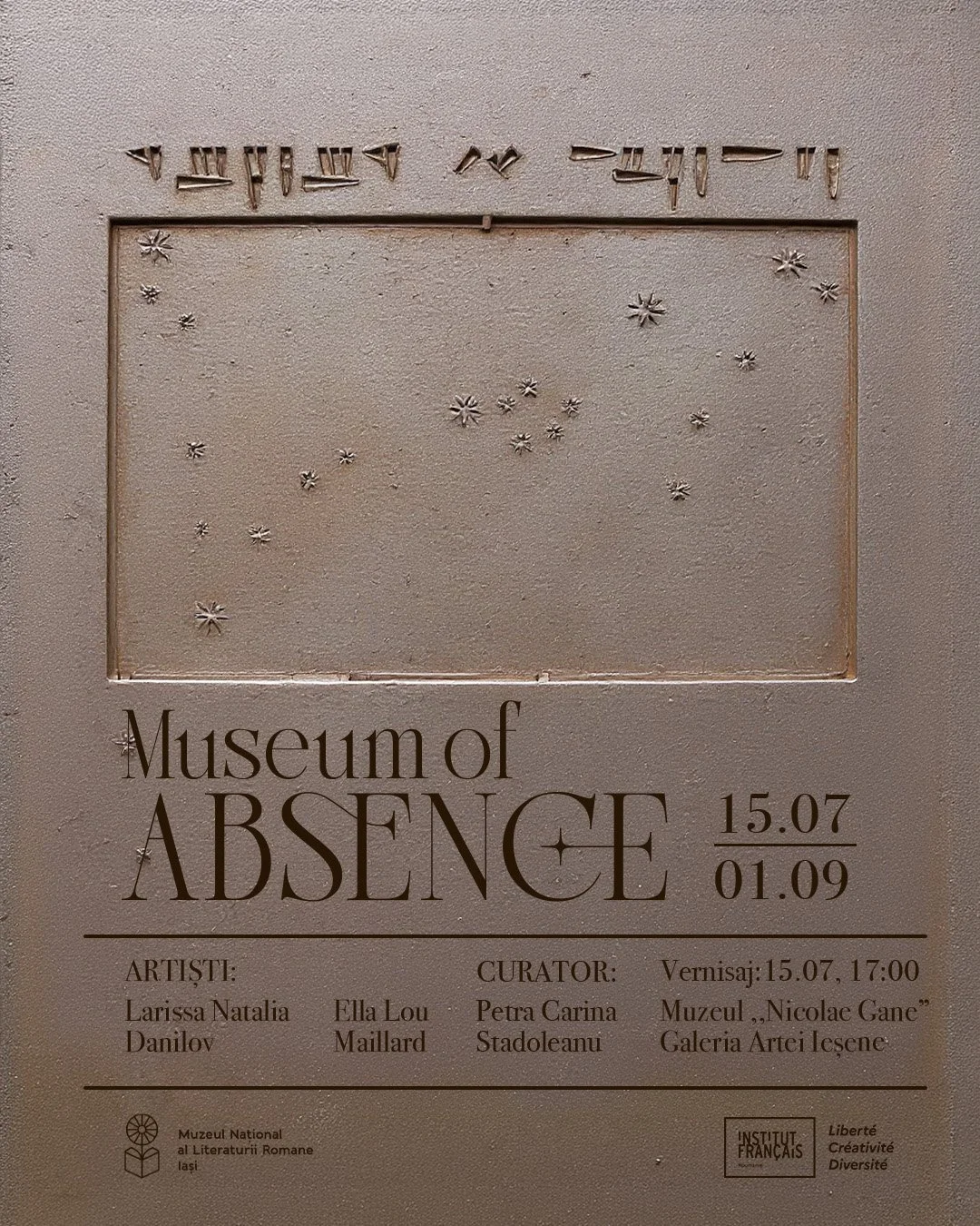 „Museum of Absence”, expoziție la Muzeul „Nicolae Gane”