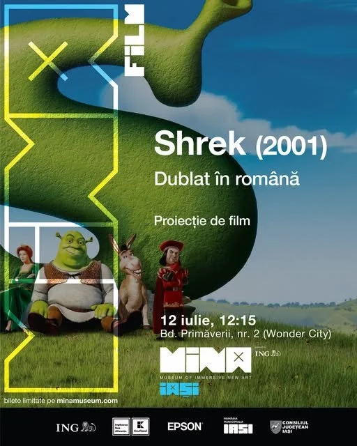 „Shrek”, proiecție de film la MINA Iași