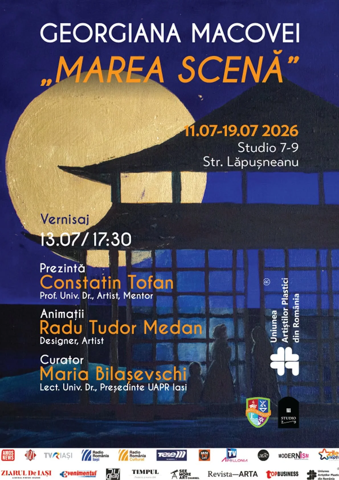 „Marea Scenă”, o expoziție de Georgiana Macovei la Studio 7/9