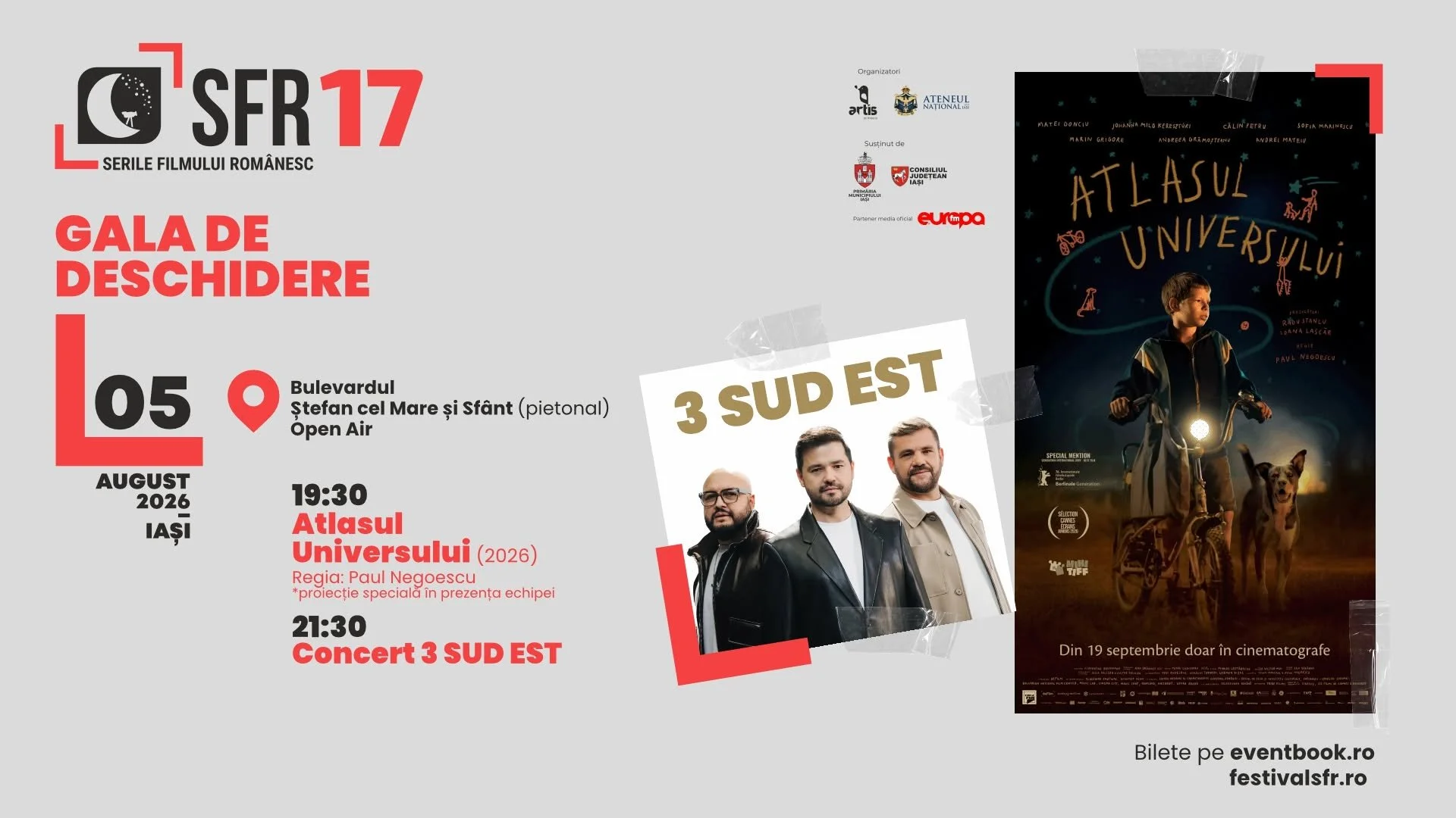 3 Sud Est în Gala de deschidere a SFR 2026
