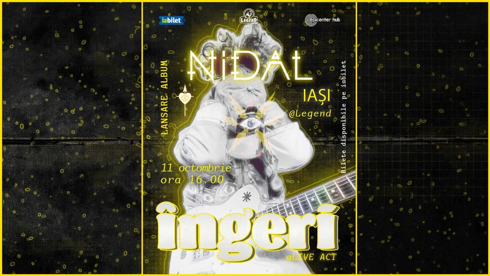 Nidal și lansarea albumului „Îngeri”, la Legend Pub