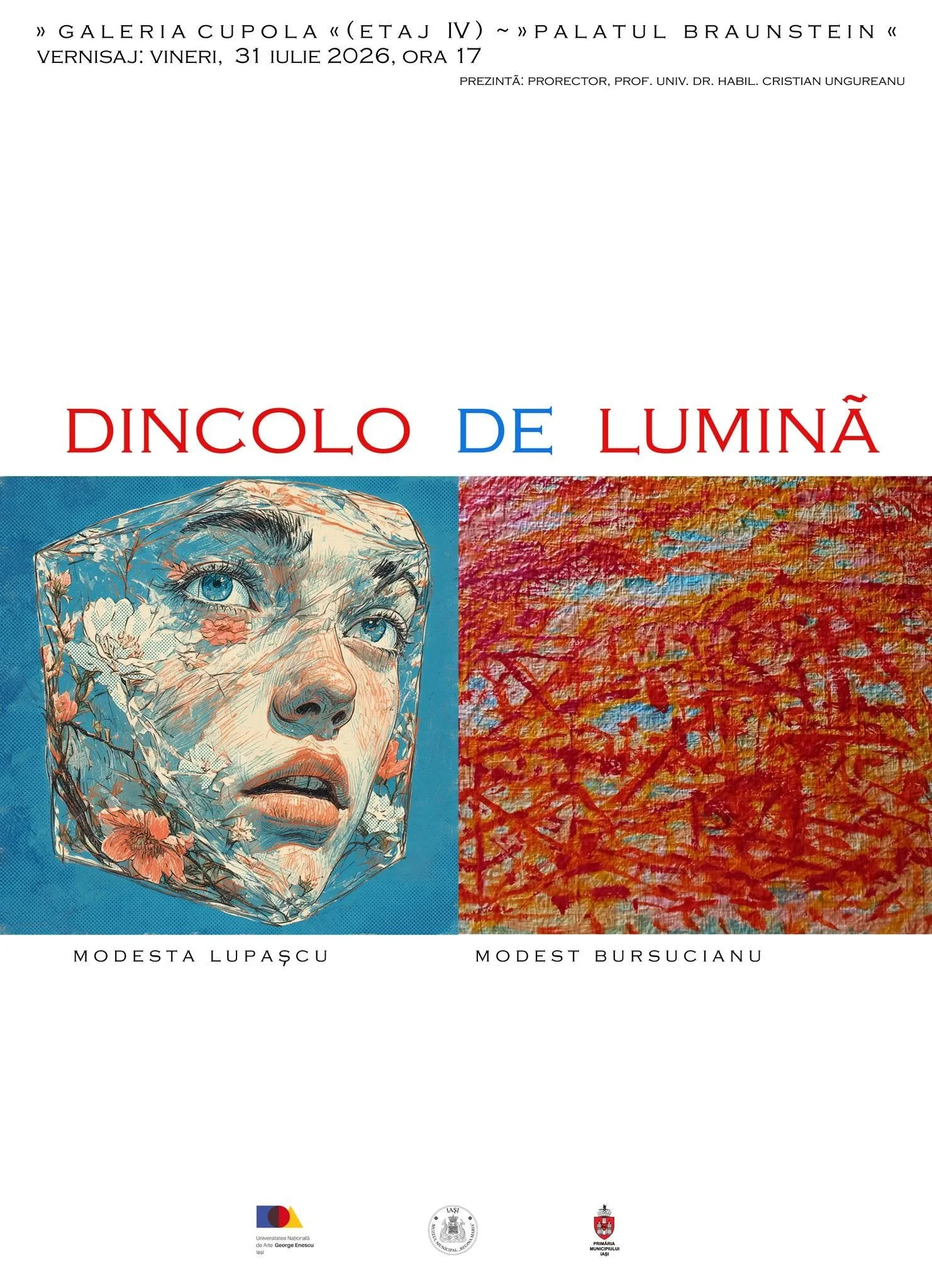 „Dincolo de lumină”, expoziție personală Modesta Lupașcu și Modest Bursucianu