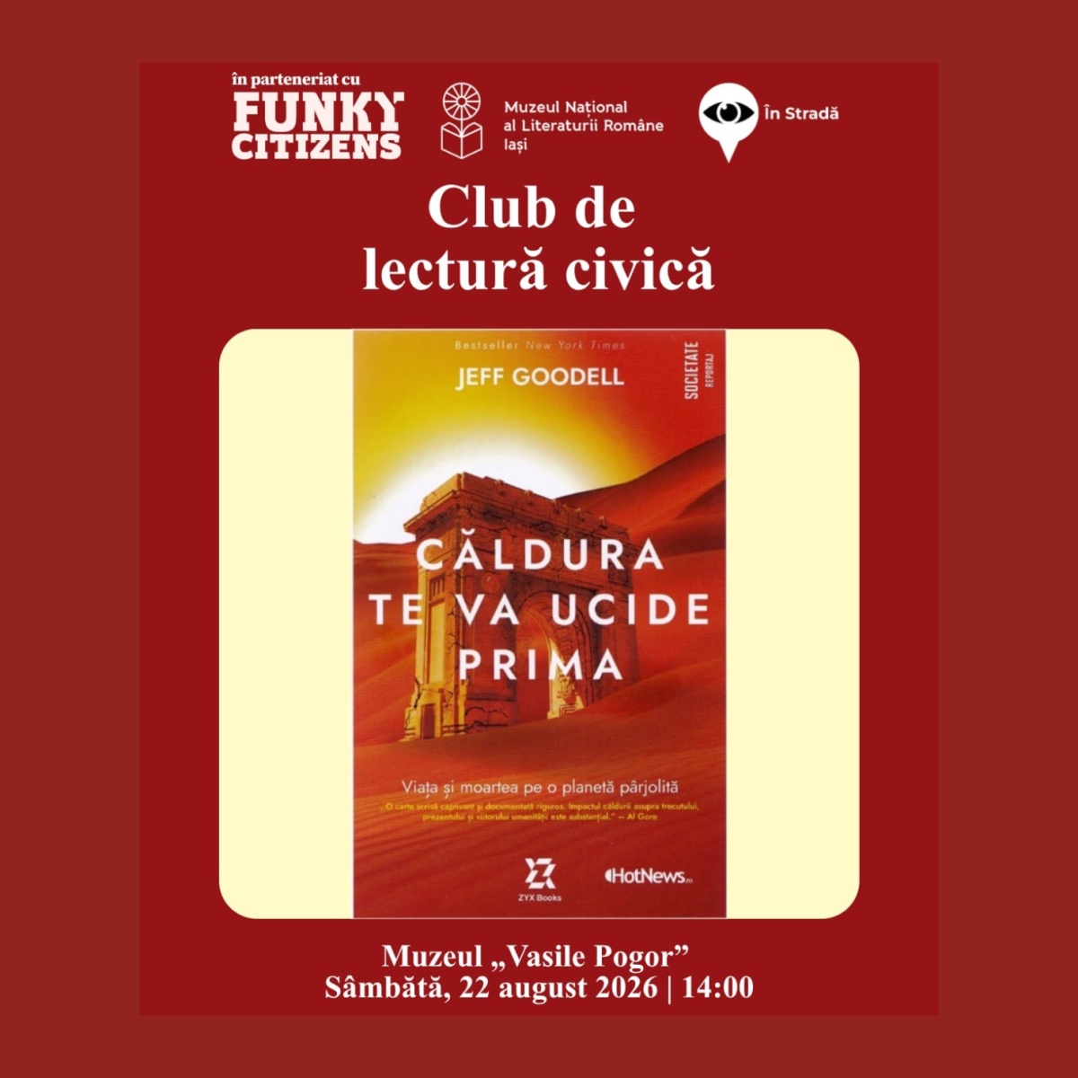Club de lectură civică: „Căldura te va ucide prima” de Jeff Goodell