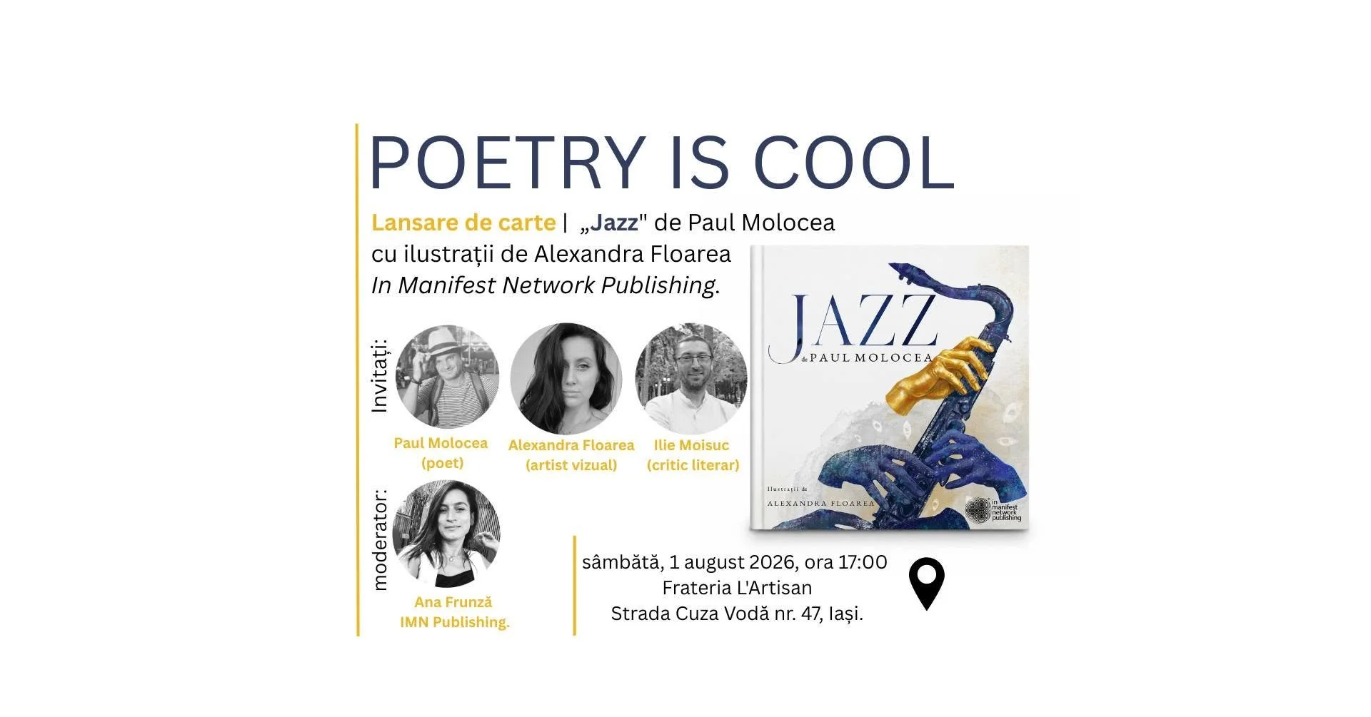 Poetry is Cool, eveniment la Frateria L'Artisan