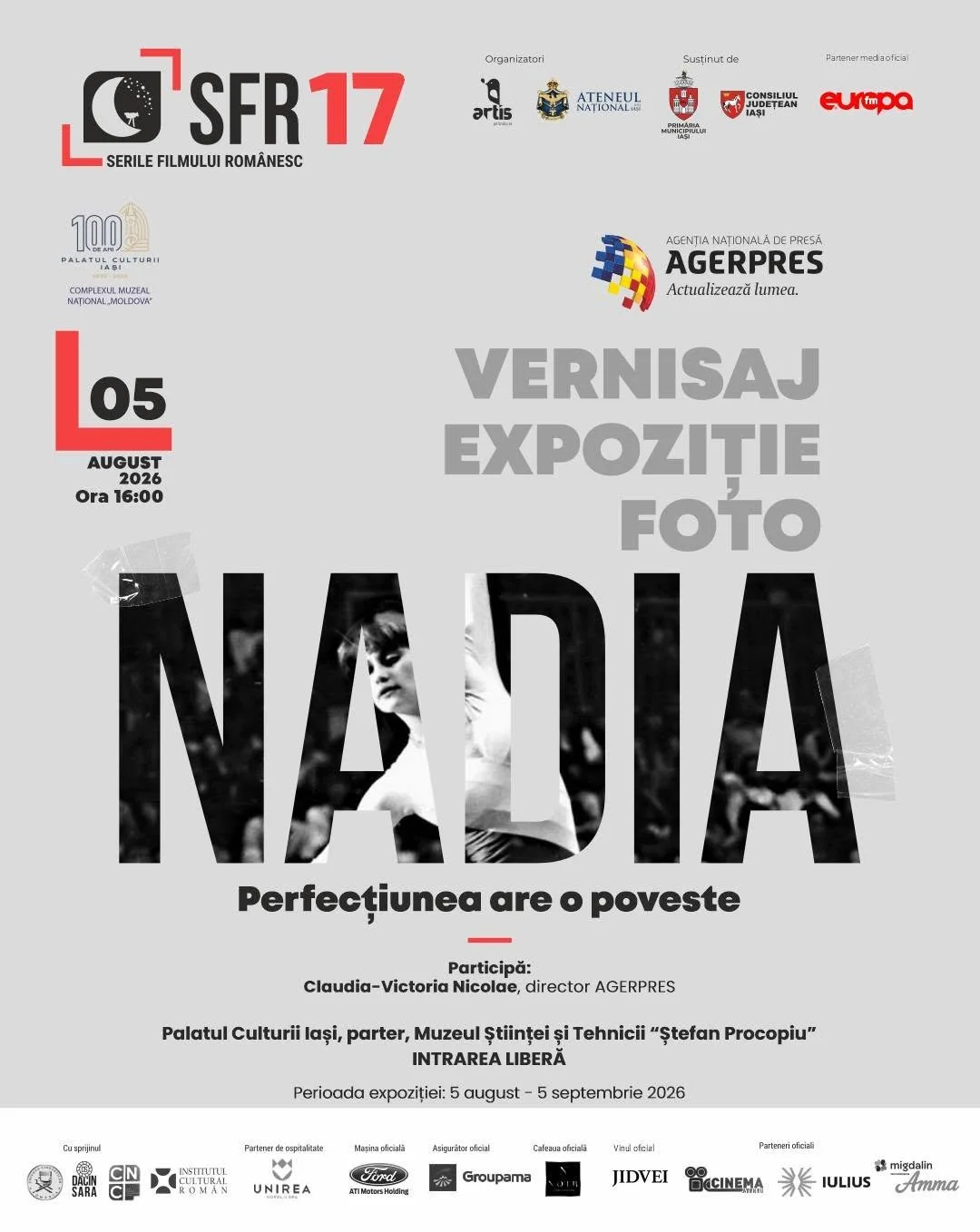 „Nadia”, o expoziție de fotografie în SFR 2026