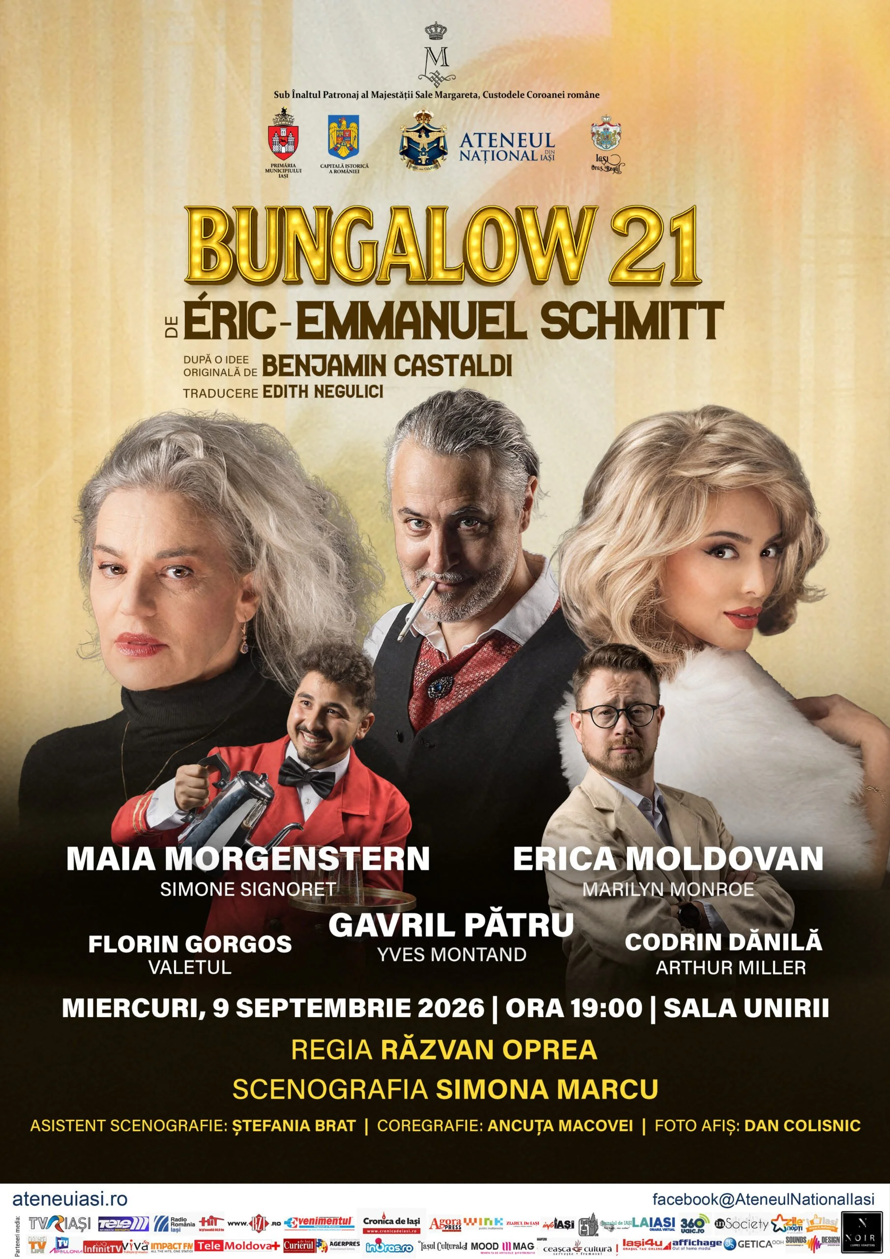 „Bungalow 21”, o nouă reprezentație în 9 septembrie, la Sala Unirii