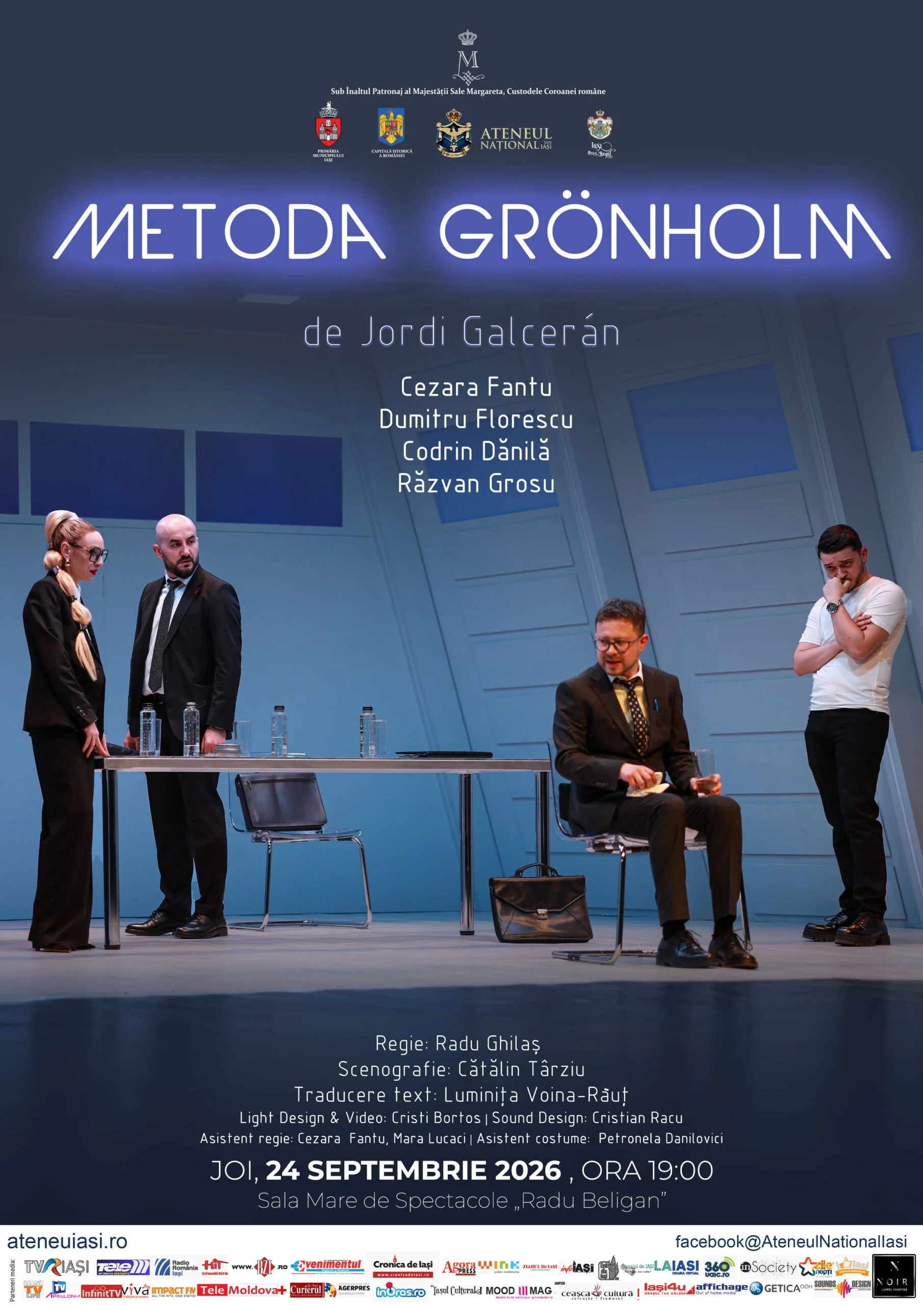 „Metoda Grönholm”, o nouă reprezentație în 24 septembrie