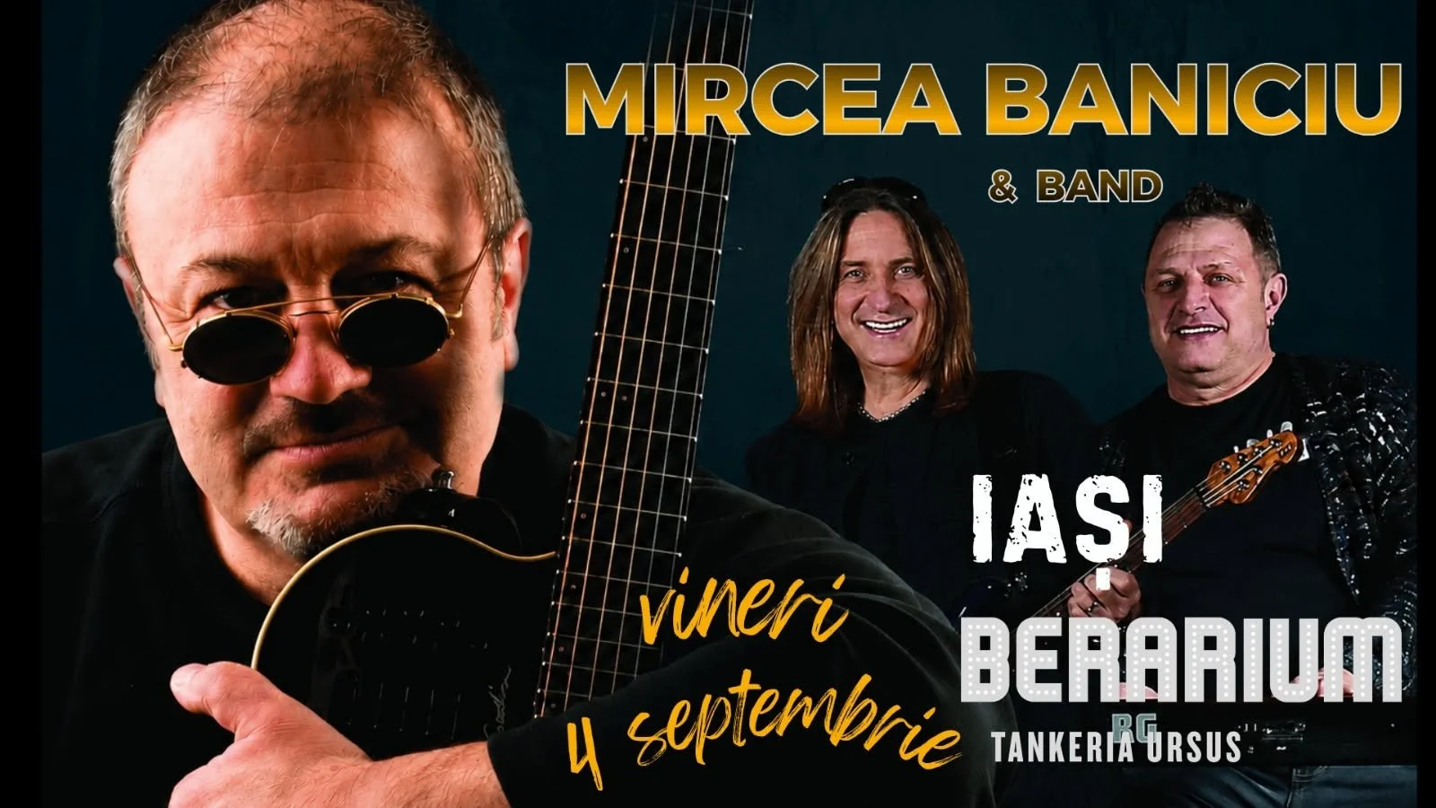 Concert Mircea Baniciu la Berarium Tankeria Ursus, în 4 septembrie
