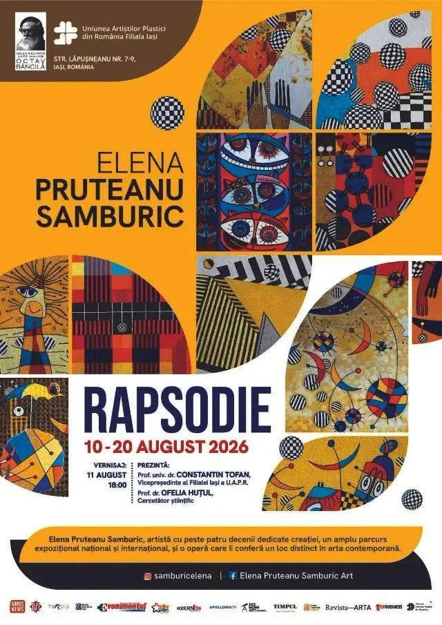 „Rapsodie”, o expoziție de Elena Pruteanu Samburic, 10-20 august