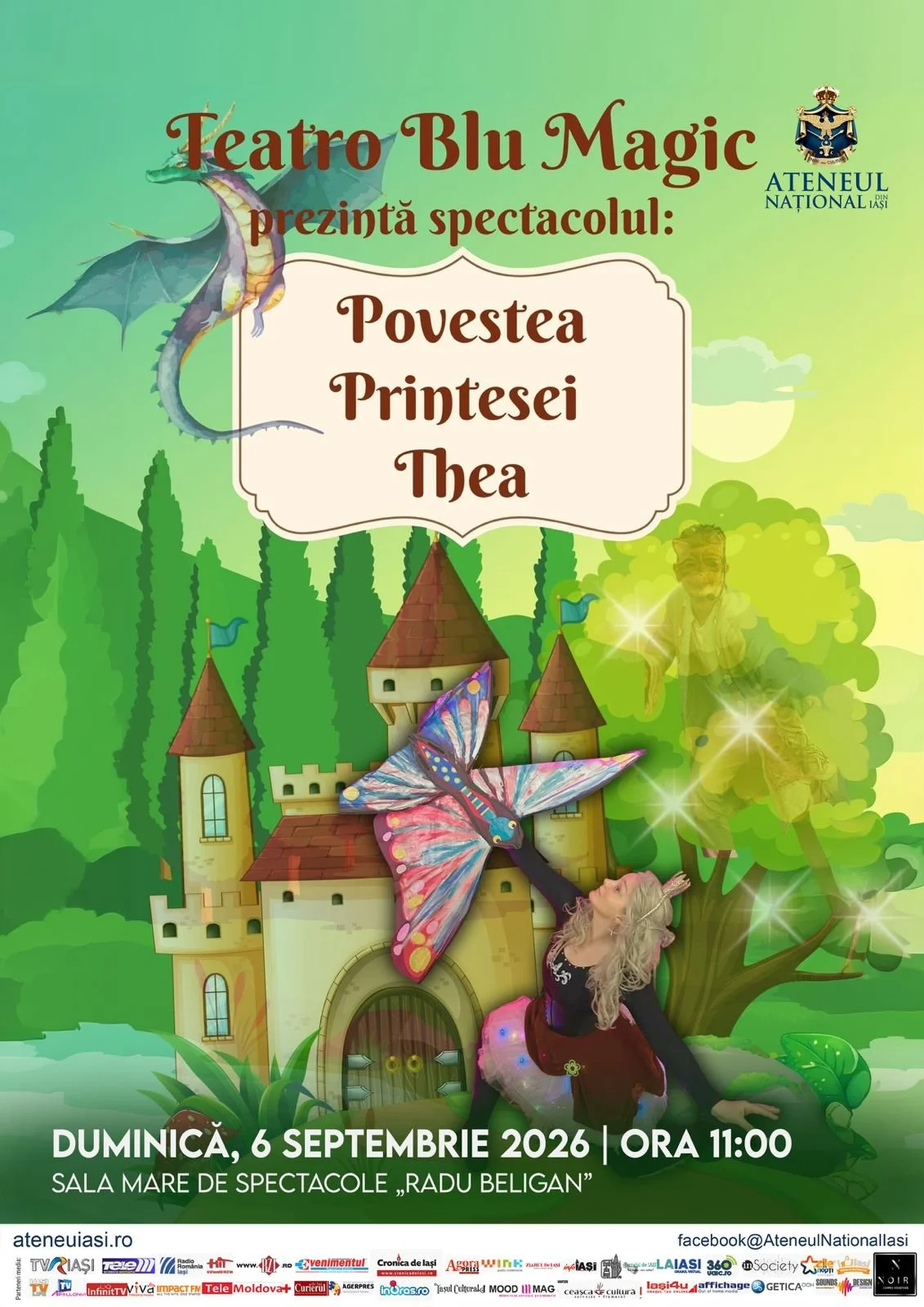 „Povestea prințesei Thea”, teatru și magie oferit de Teatro Blu