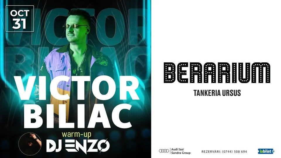 Victor Biliac și Dj Enzo, Club Session la Berarium Tankeria Ursus
