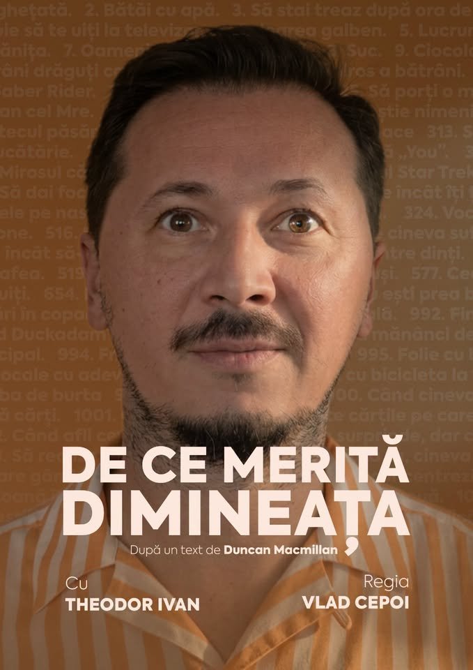 „De ce merită dimineața”, cu Titus Ivan, la Acaju Cafe 