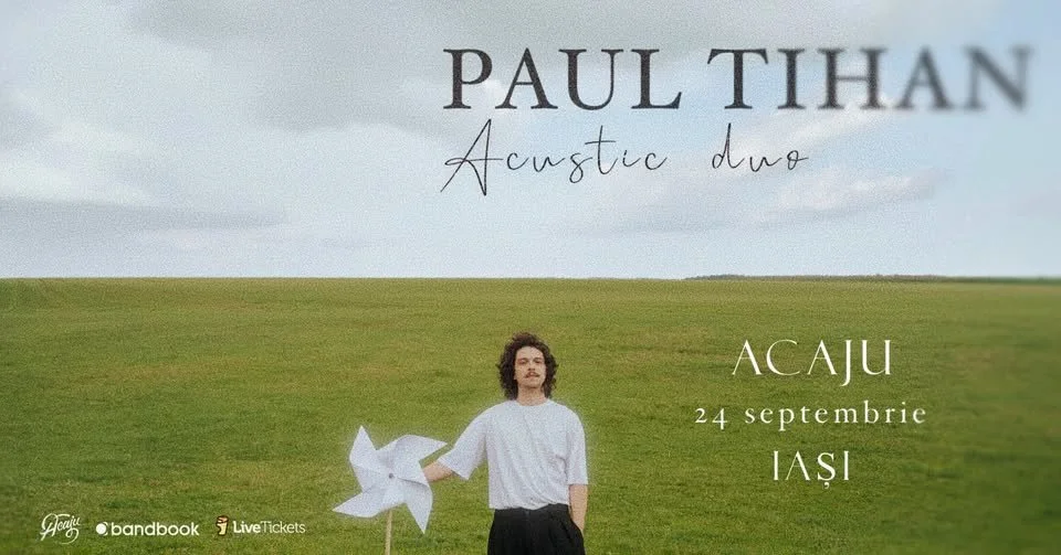 Paul Tihan în concert la Acaju Cafe, 24 septembrie