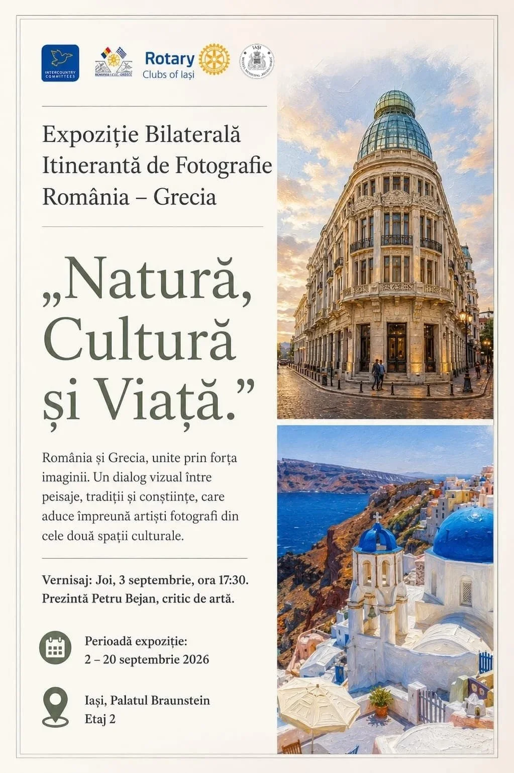 „Natură, Cultură și Viață”, expoziție itinerantă de fotografie la Palatul Braunstein
