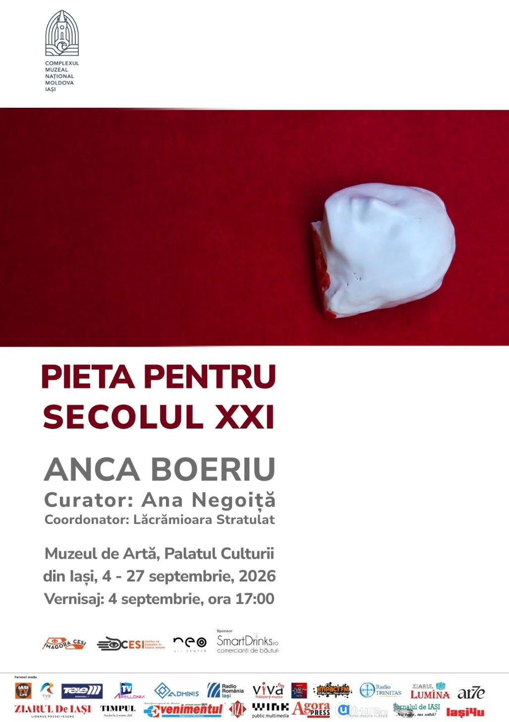 „Pietà pentru secolul XXI”, expoziție semnată Anca Boeriu la Muzeul de Artă