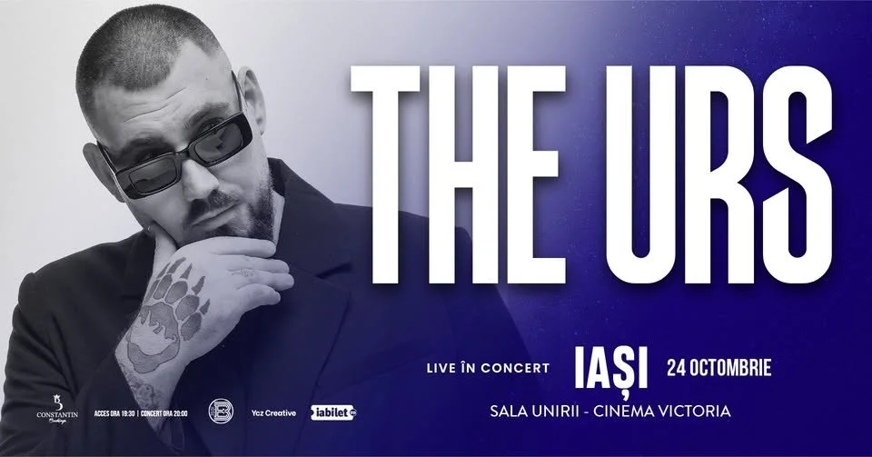 Concert live The Urs la Sala Unirii, în 24 octombrie