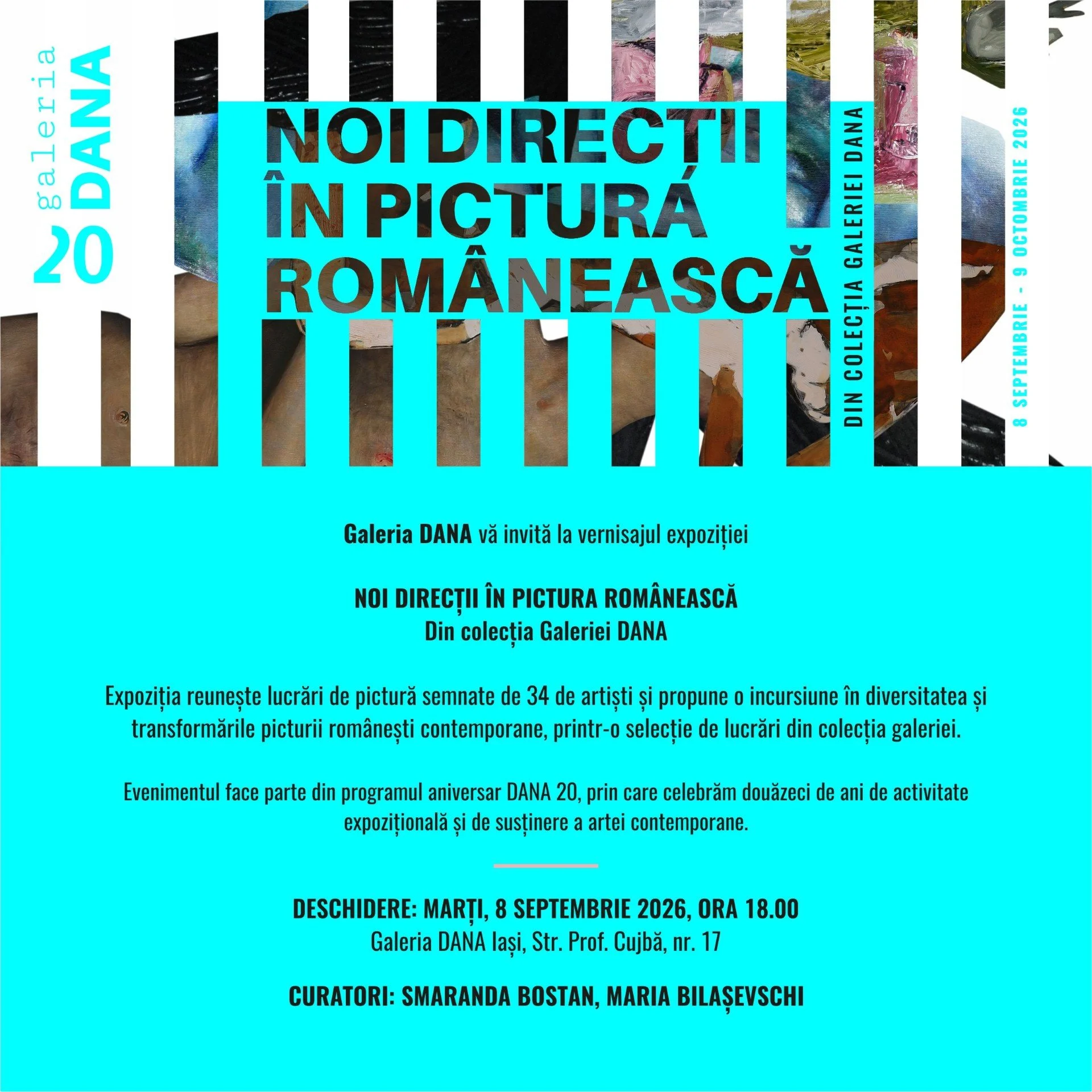 „Noi direcții în pictura românească”, expoziție colectivă la Galeria „DANA”
