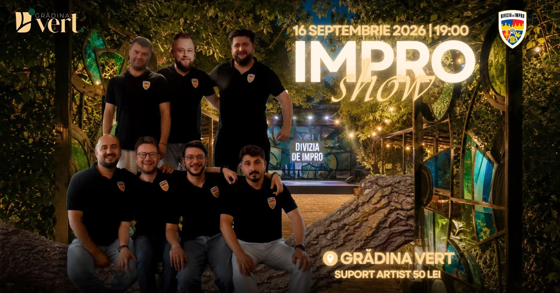 Divizia de Impro, din nou la Grădina Vert