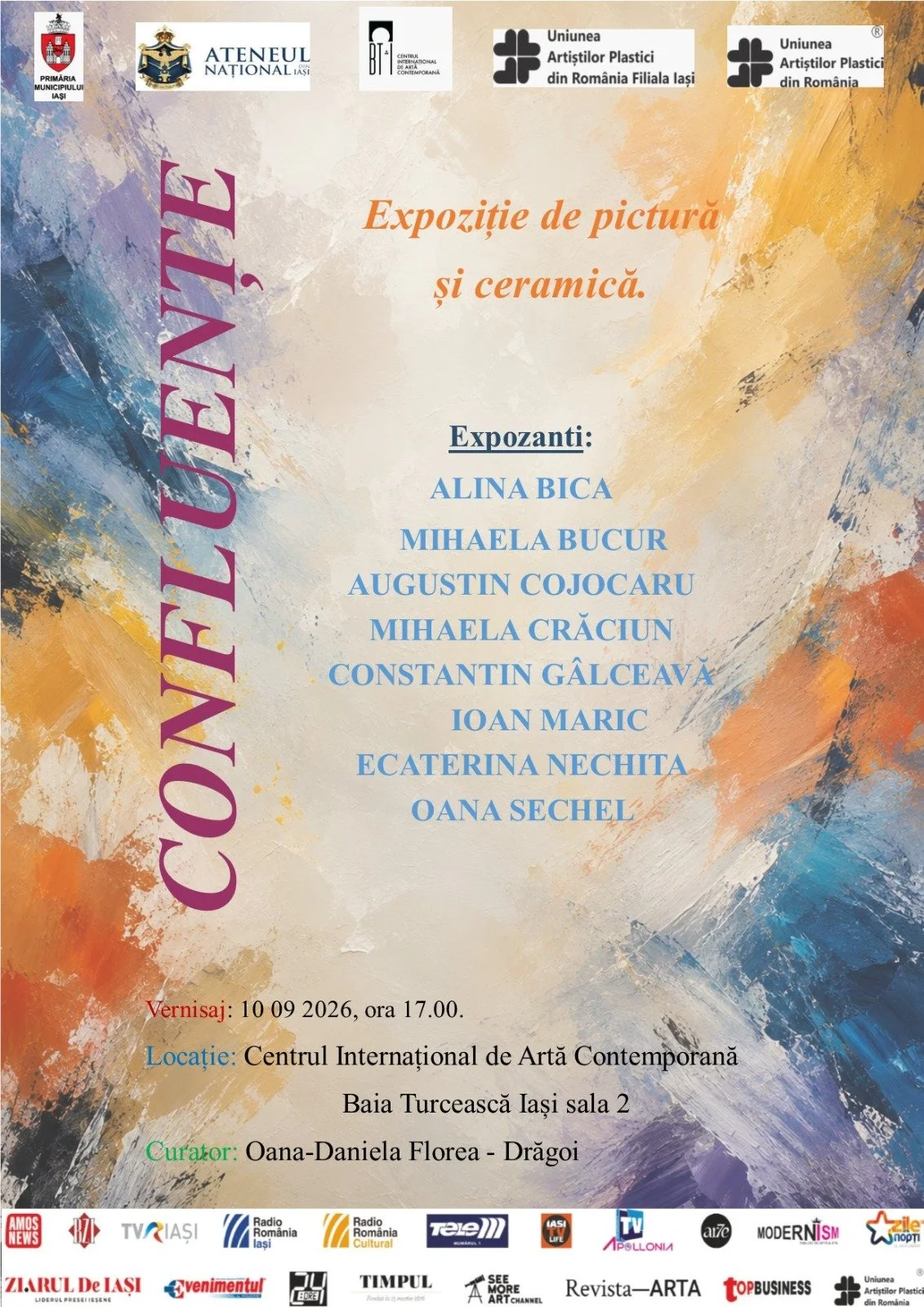 „Confluențe”, expoziție colectivă la Baia Turcească