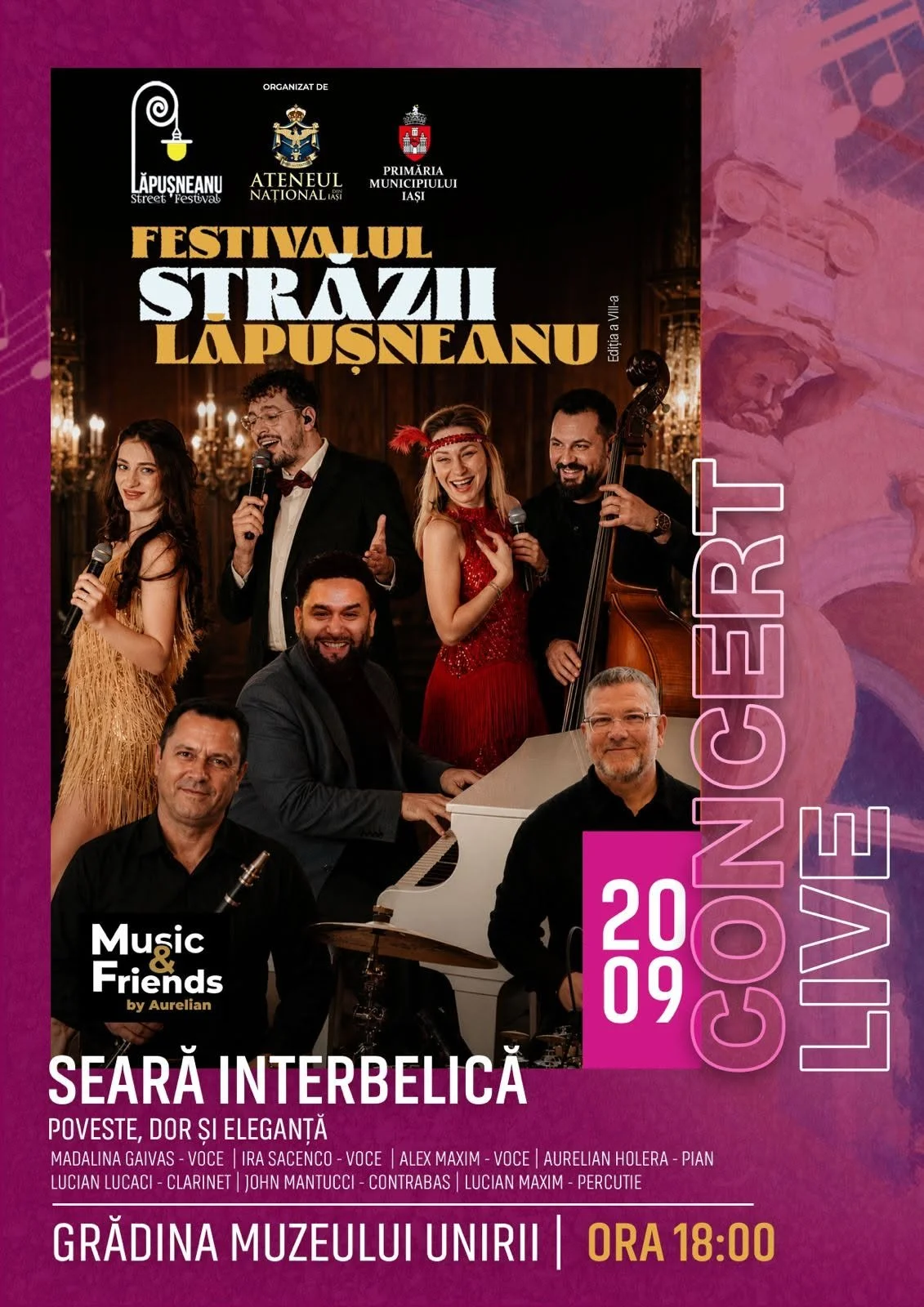 „Poveste, dor și eleganță”, seară interbelică în cadrul Festivalului Străzii Lăpușneanu
