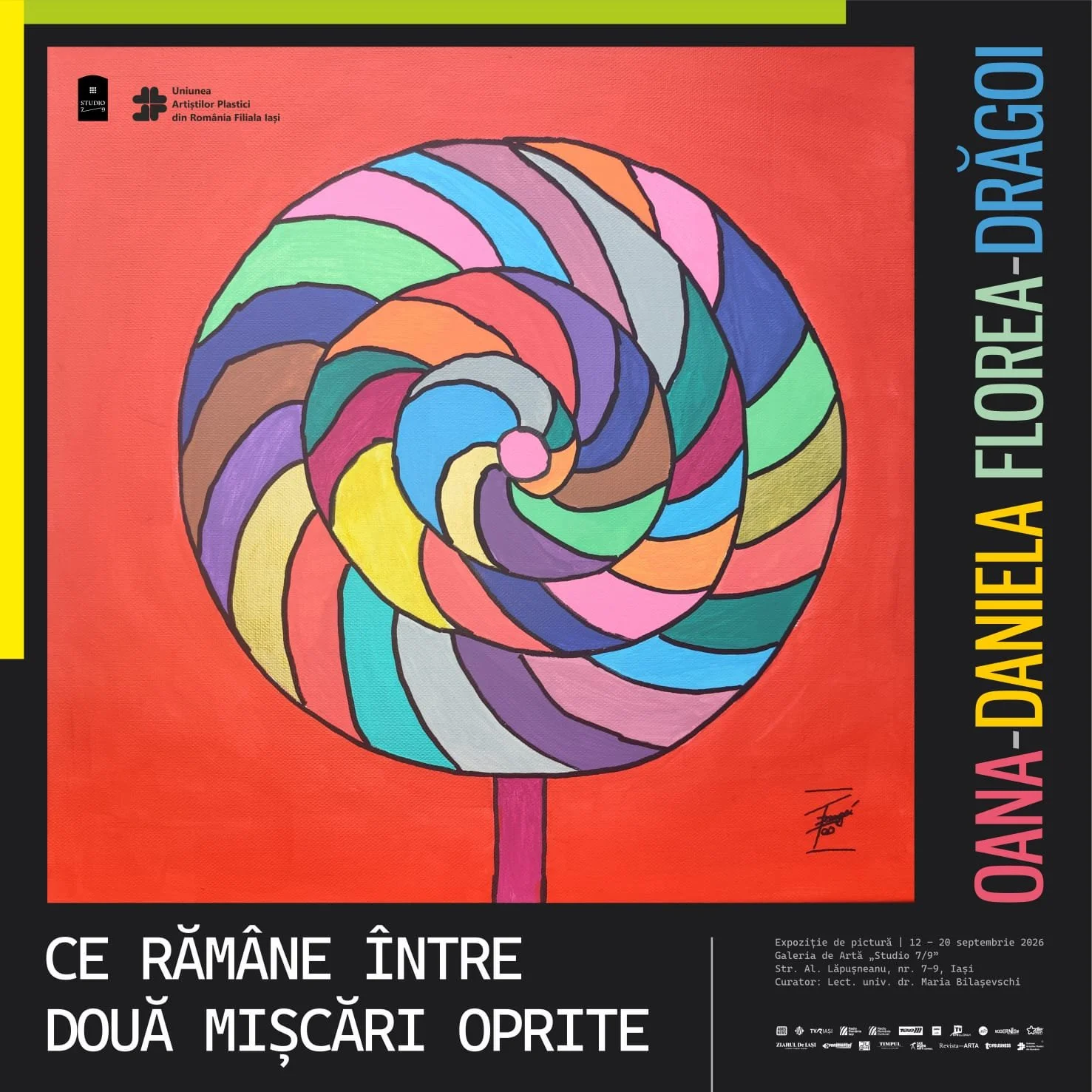 „Ce rămâne între două mișcări oprite”, expoziție de Oana-Daniela Florea-Drăgoi, 13-20 septembrie