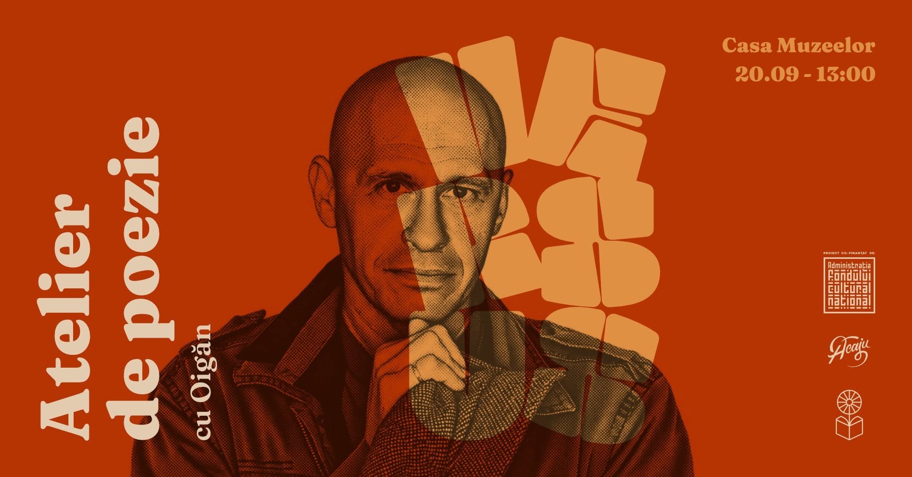 Versus: Atelier de poezie cu Oigăn, în 20 septembrie la Casa Muzeelor