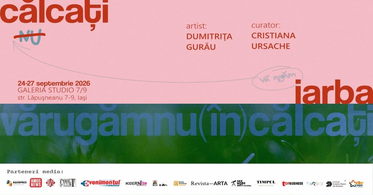 „Vă rugăm, (nu) călcați iarba!”, o instalație de Dumitrița Gurău la Galeria Studio 7/9
