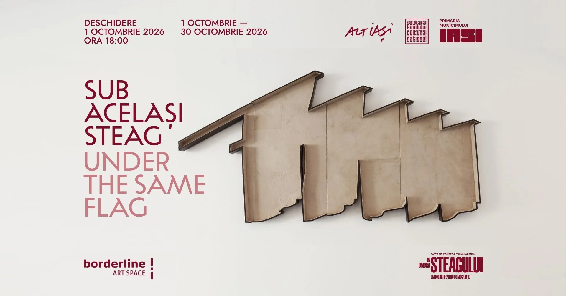 „Sub același steag”, expoziție la Borderline Art Space, 1-30 octombrie