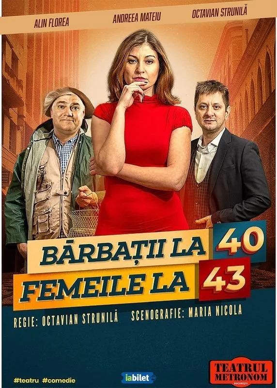 „Bărbații la 40, femeile la 43”, comedie la CCS, în 11 octombrie