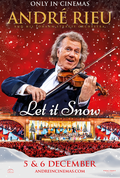 André Rieu, Christmas Concert: Let it Snow, în premieră la Cinema Ateneu, în 6 decembrie