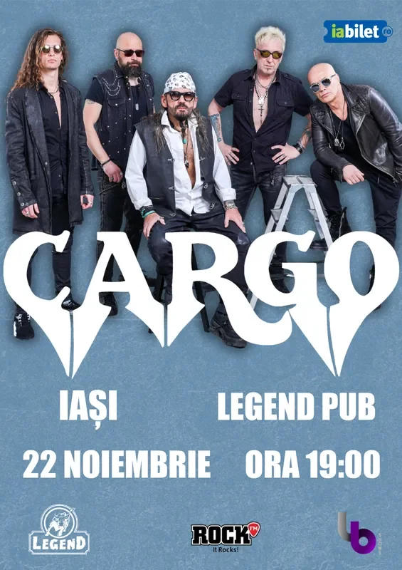 Cargo în concert la Legend Pub, 22 noiembrie