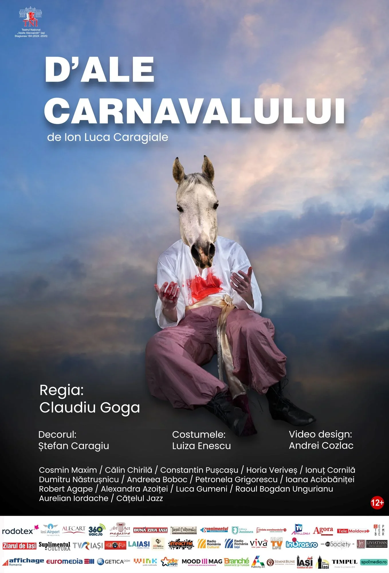 „D`ale carnavalului” revine în 13 octombrie la Teatrul Național Iași 