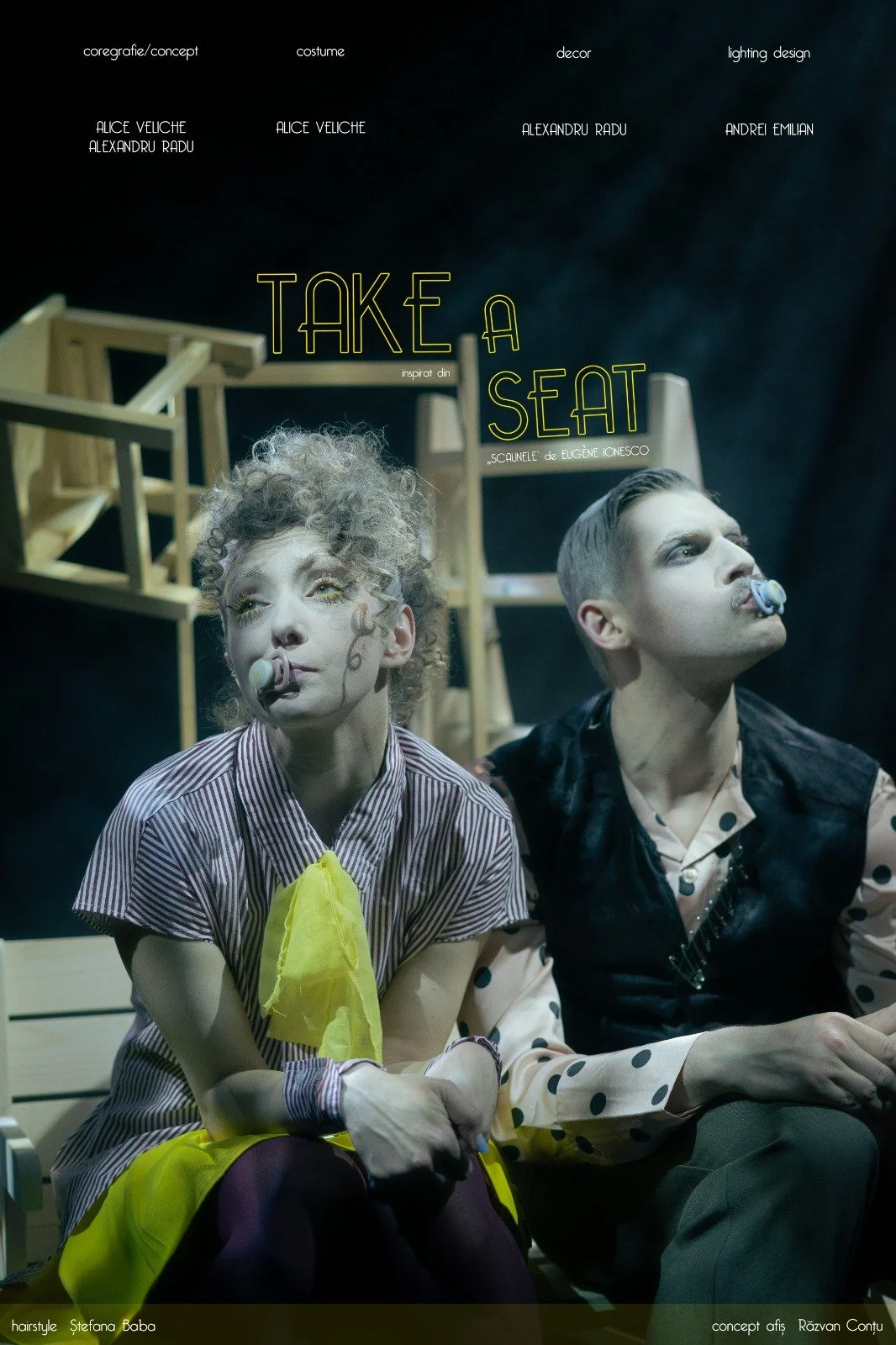 Spectacolul coregrafic „Take a Seat” revine în 27 octombrie la Teatrul Național Iași 