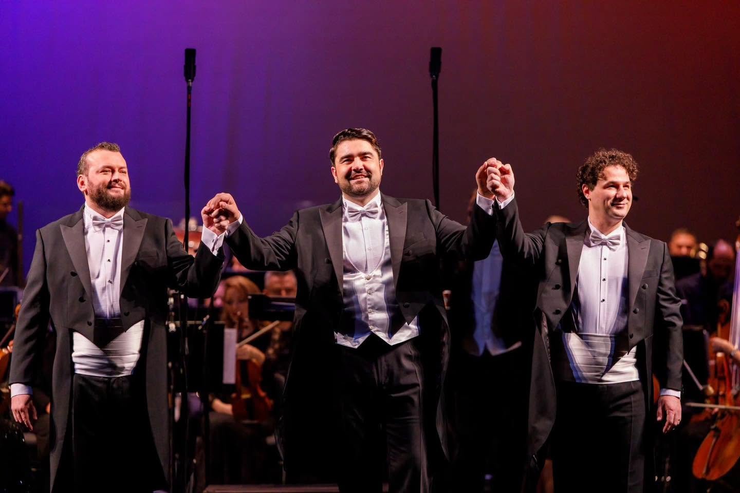 „3 Tenori de Crăciun”, concert în 11 decembrie la Sala Unirii