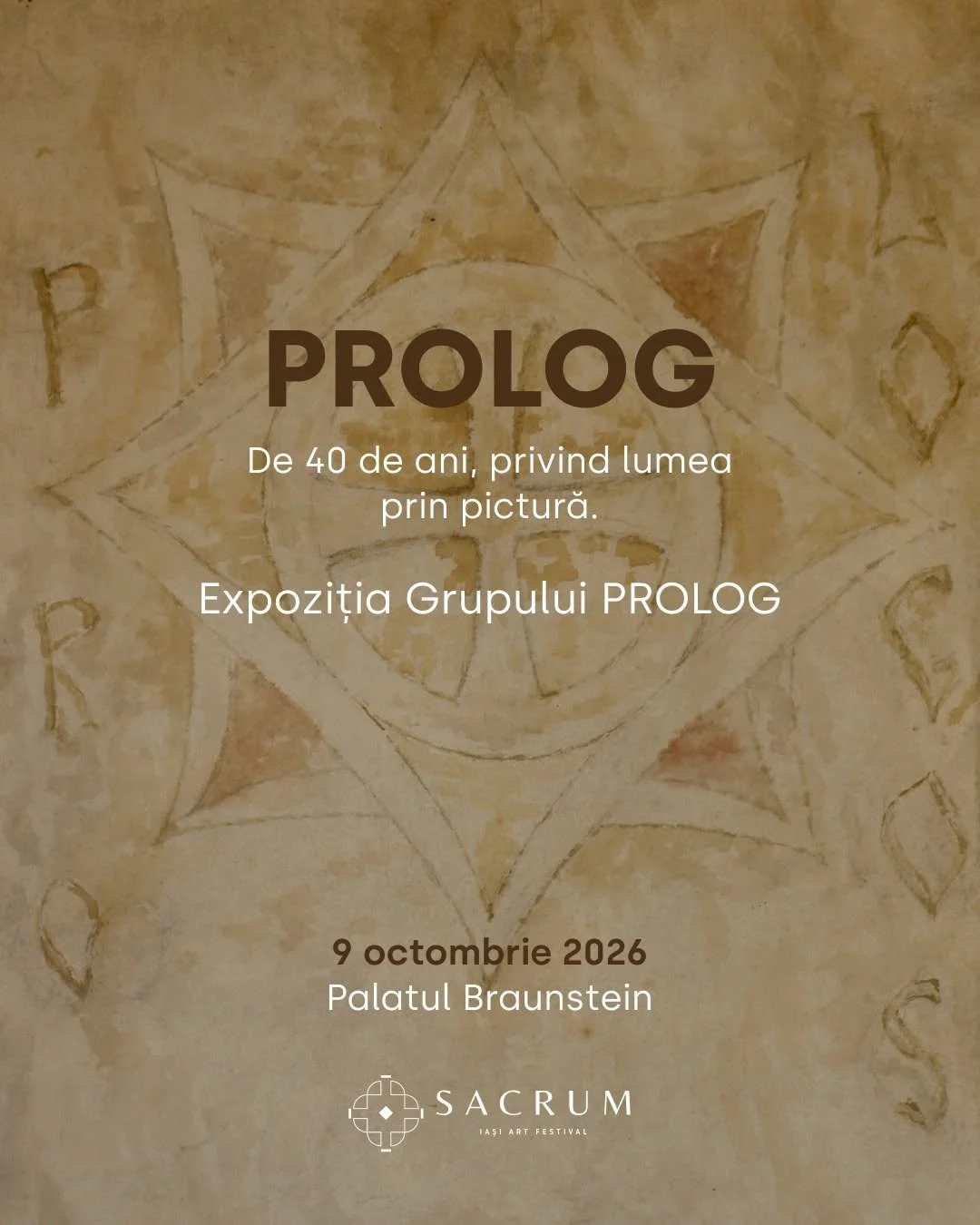 Expoziție a grupului Prolog în cadrul festivalului de artă sacră SACRUM, 9-30 octombrie