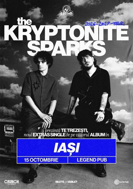 The Kryptonite Sparks vine la Legend Pub cu extrasul de single „Te trezești”, în 15 octombrie