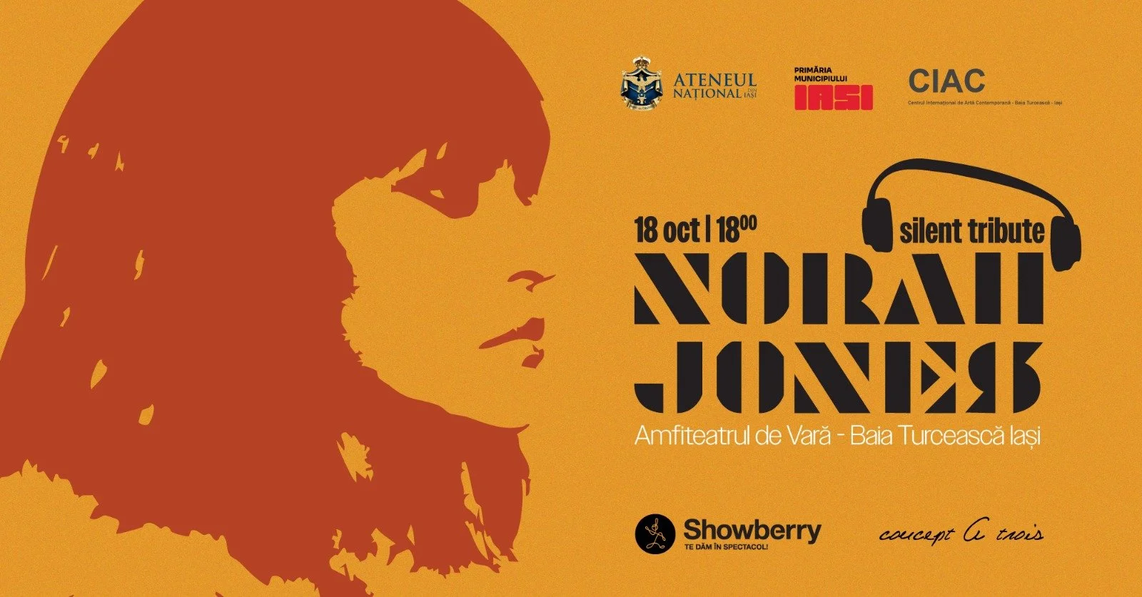 Silent Tribute Norah Jones la Amfiteatrul de Vară - Baia Turcească, în 18 octombrie
