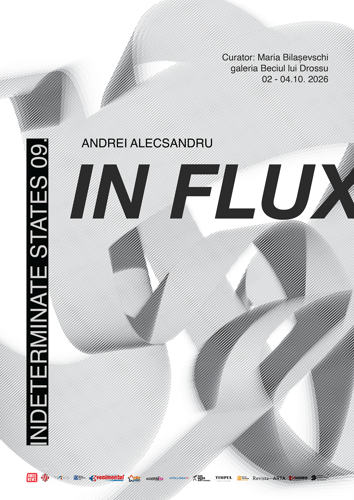 „Indeterminate States 09. IN FLUX”, o expoziție semnată Andrei Alecsandru, în cadrul NAG 2026