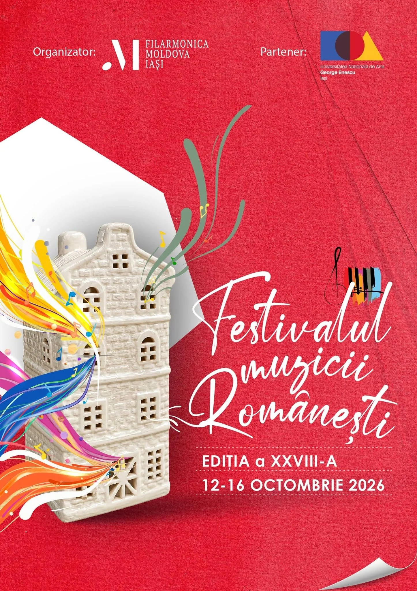 Festivalul muzicii românești, între 12 și 16 octombrie la Iași!