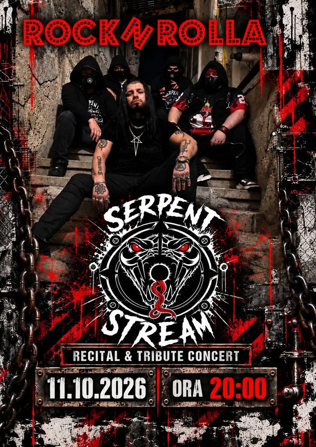 Concert Serpent Stream la Rocknrolla Iași, în 11 octombrie