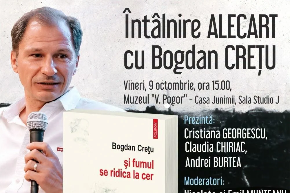 Întâlnire Alecart cu Bogdan Crețu, în 9 octombrie la Casa Junimii