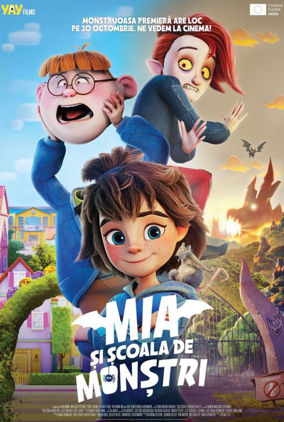 Aici, Cinema Junior: „Mia și școala de monștri”, în 31 octombrie