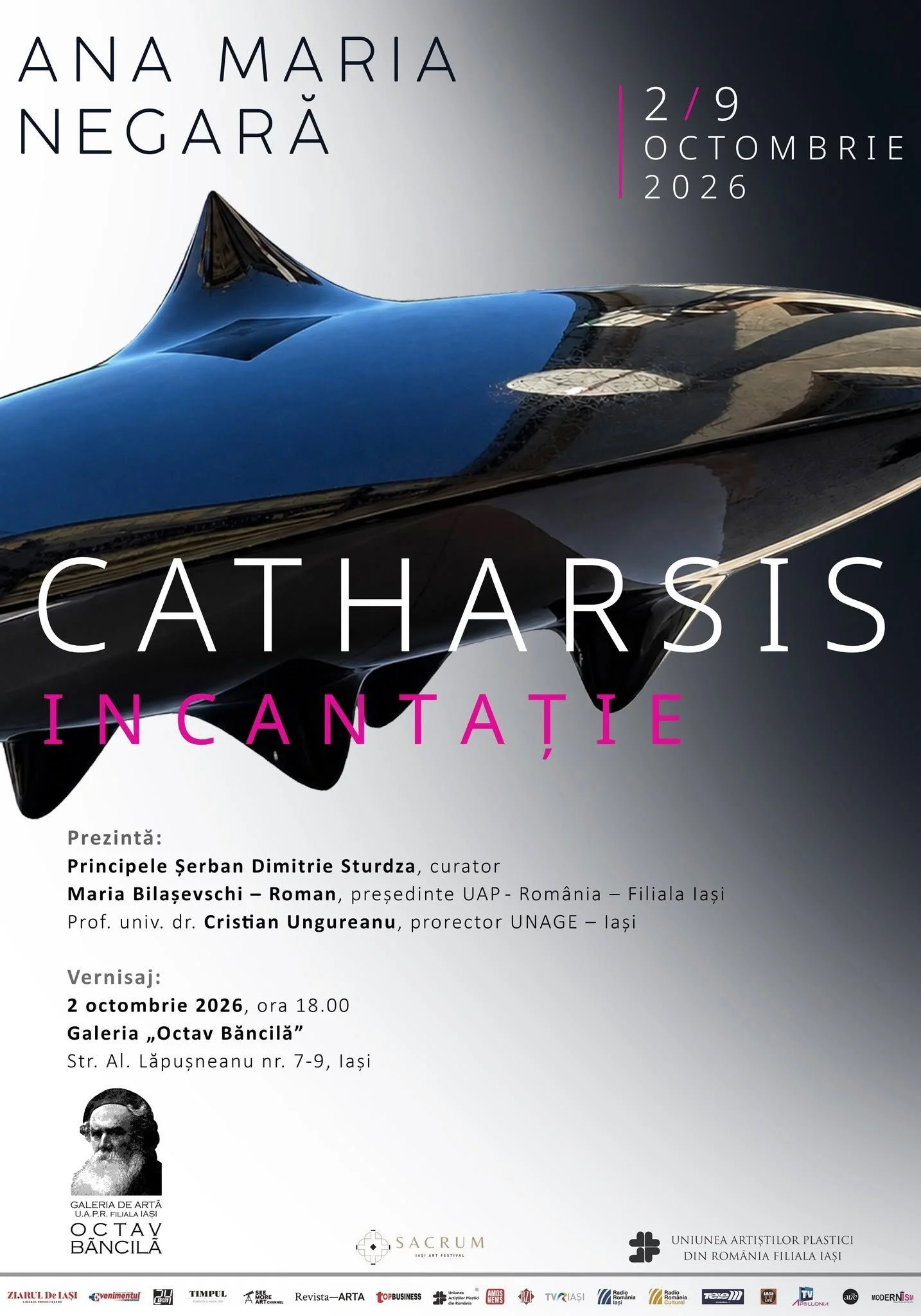 „Catharsis - Incantație”, o expoziție de Ana Maria Negară, 2-9 octombrie
