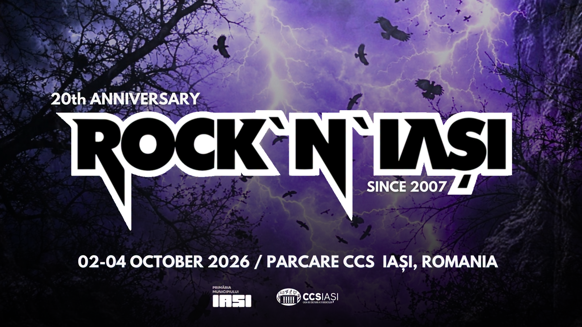 Rock’N’Iași „Open Air”, 2-4 octombrie, în parcarea CCS Iași