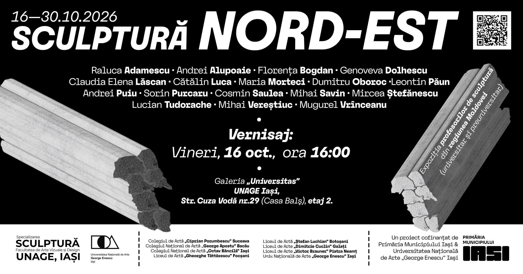 „Sculptură Nord-Est”, expoziția profesorilor , 16-30 octombrie