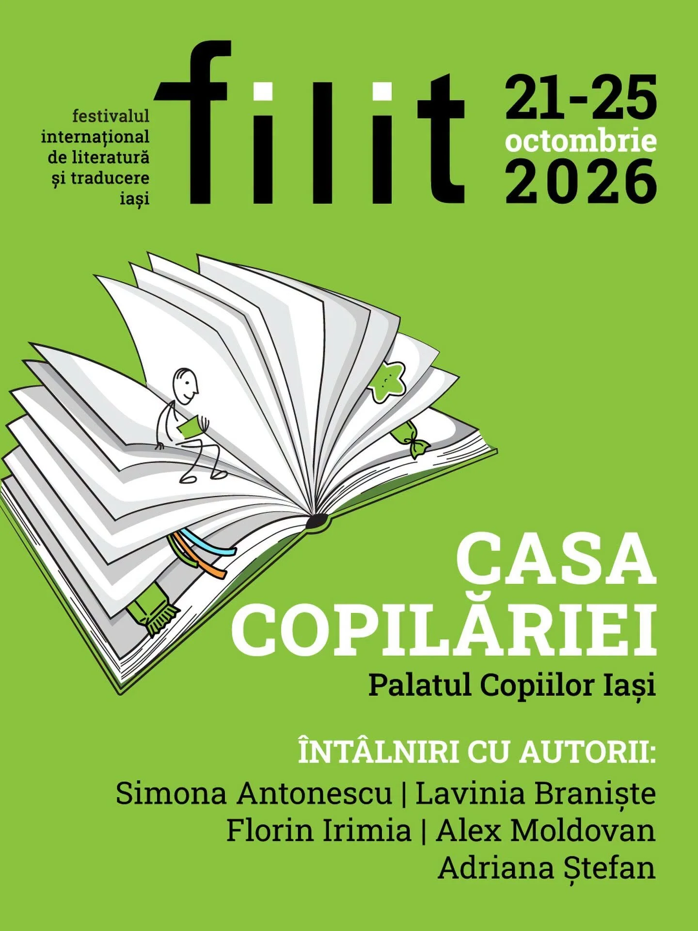 Autorii cu care vă puteți întâlni la Casa Copilăriei  - FILIT 2026