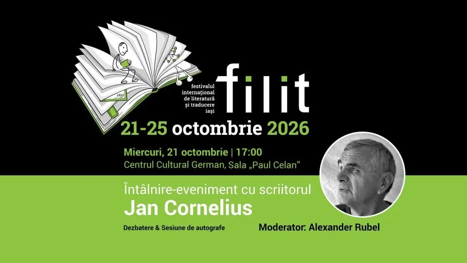 Întâlnire cu scriitorul Jan Cornelius la Centrul Cultural German 